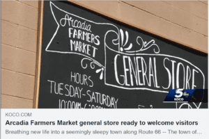 Featured in the News - Arcadia Farmer's Market and Round Barn
